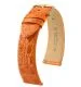 Genuine Croco ORANGE GLäNZEND